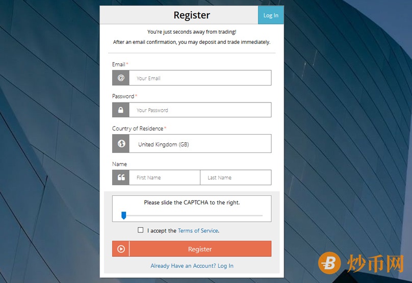 BitMEX Registration