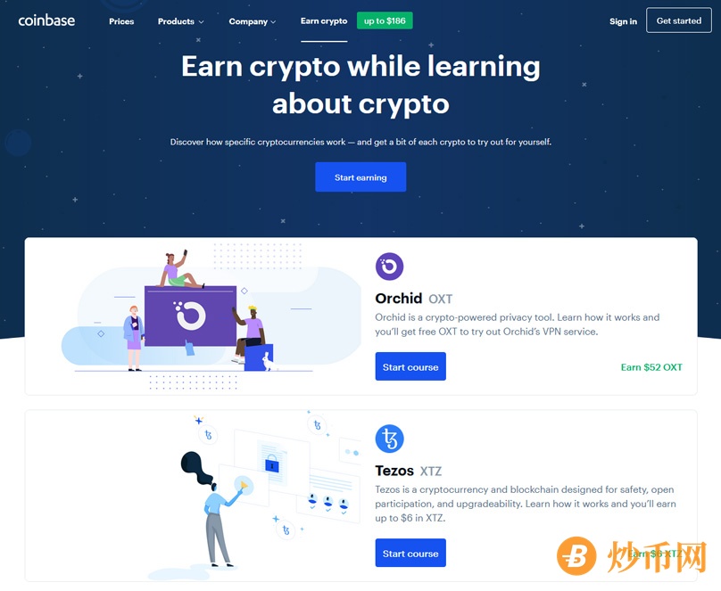 Coinbase Earn