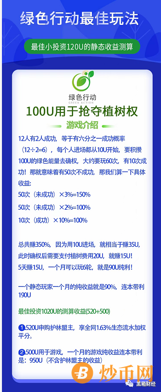 【曝光】绿色行动又一个打着环保名义的仿GEC环保币资金盘，又来拯救地球？插图4