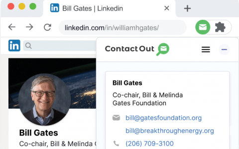 ContactOut Email Finder：在线专业人士的必备工具