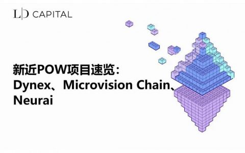 新近POW项目速览：Dynex、Microvision Chain、Neurai